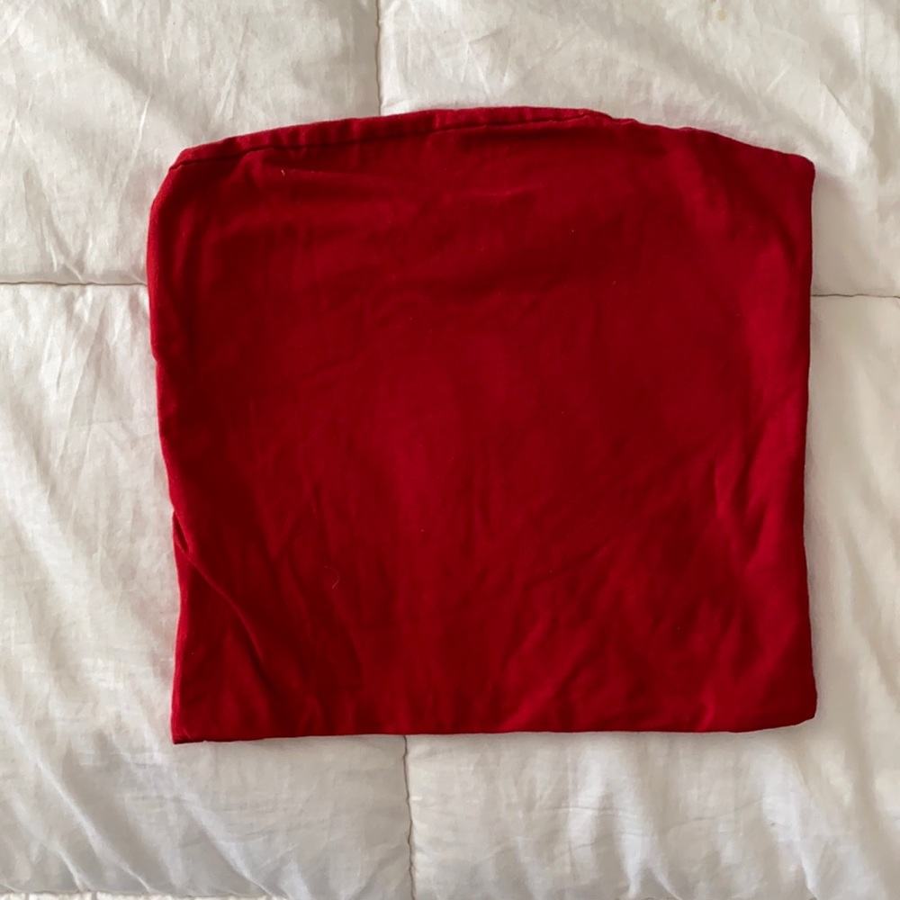 Brandy Melville Strapless Top - Red